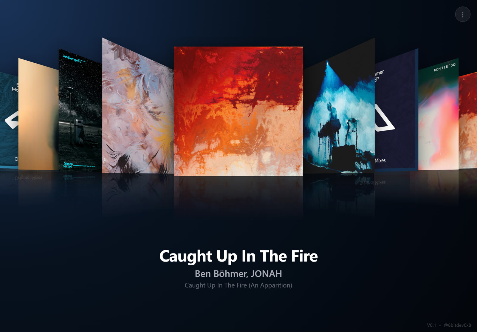 Spotify Coverflow - browsing view
