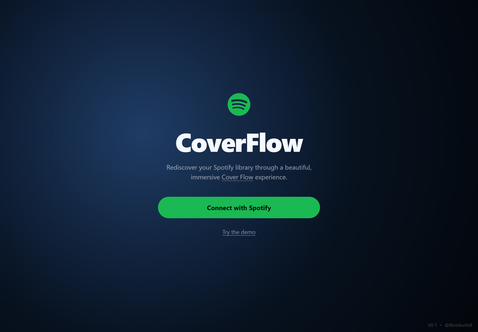 Spotify Coverflow - playback view