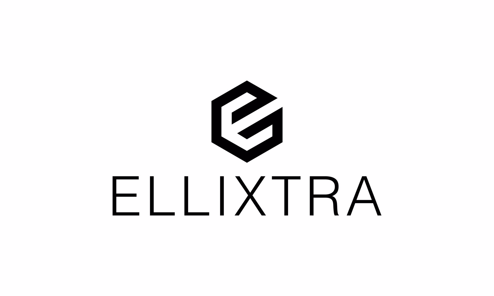 Elixtra logo - black