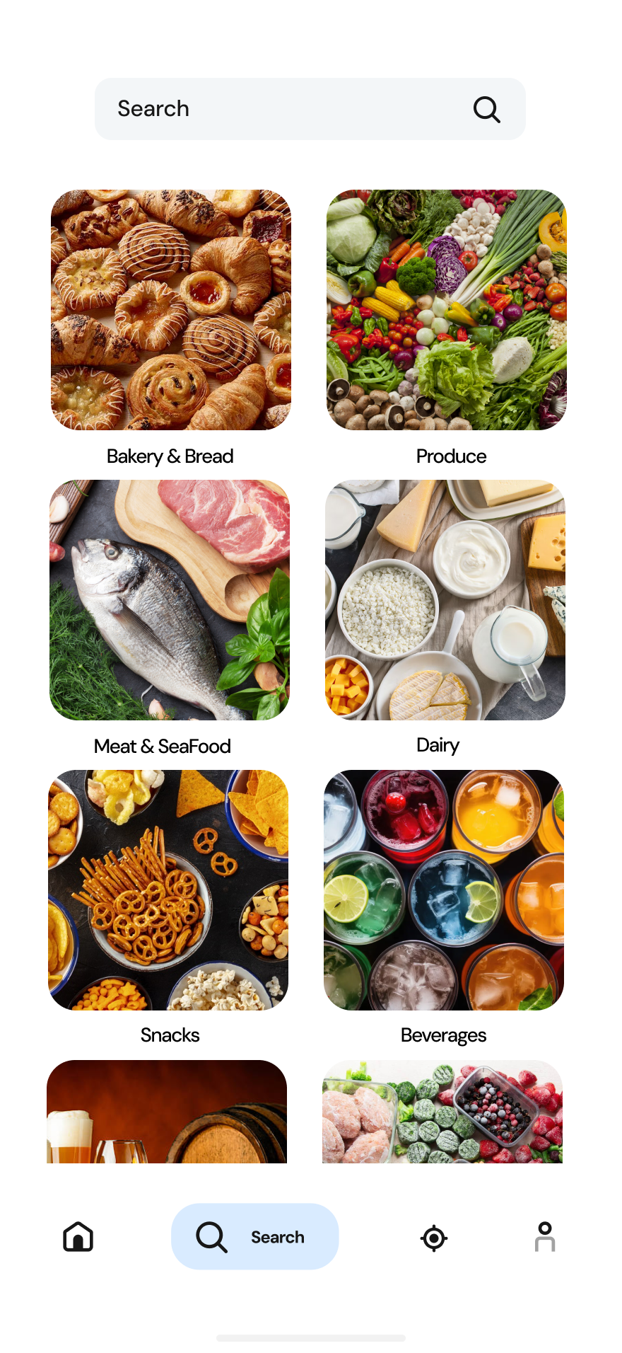 Price Comparison App - Store Selection