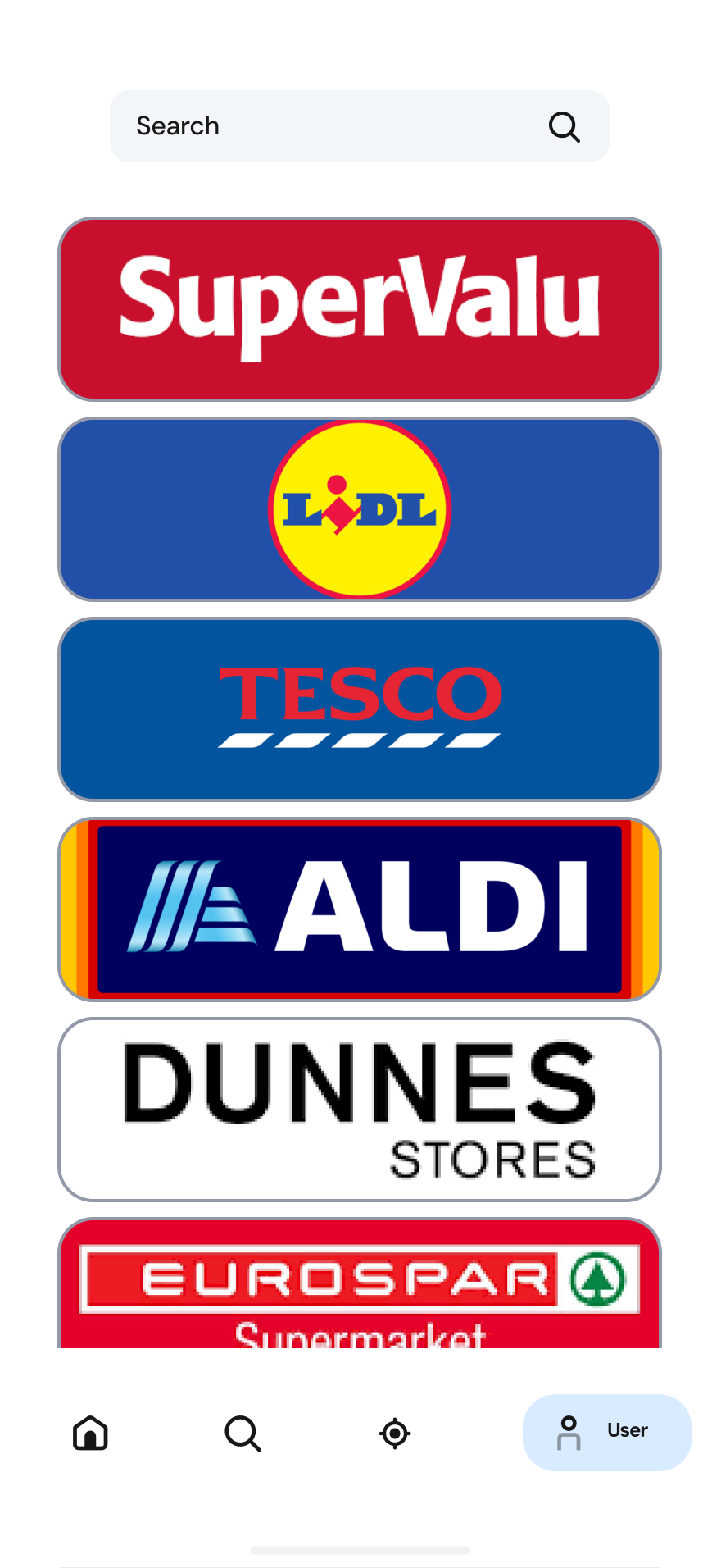 Price Comparison App - Product List