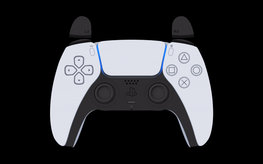 PS5 DualSense Controller Visualizer README GIF